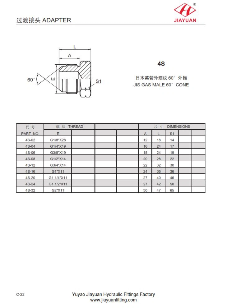JIS Male Cone Plug